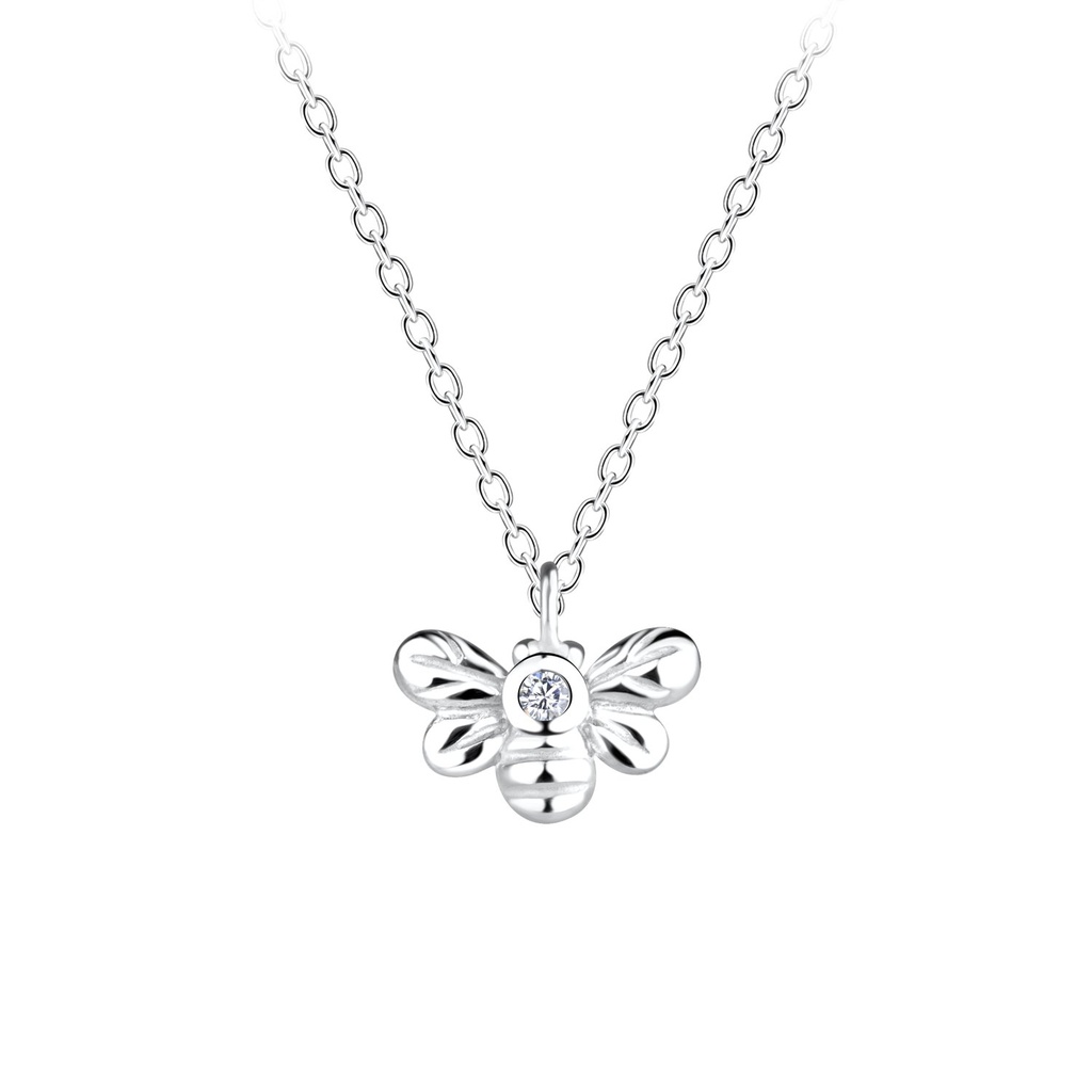 Collier abeille en argent