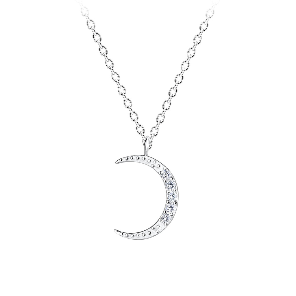 Silver Moon Necklace