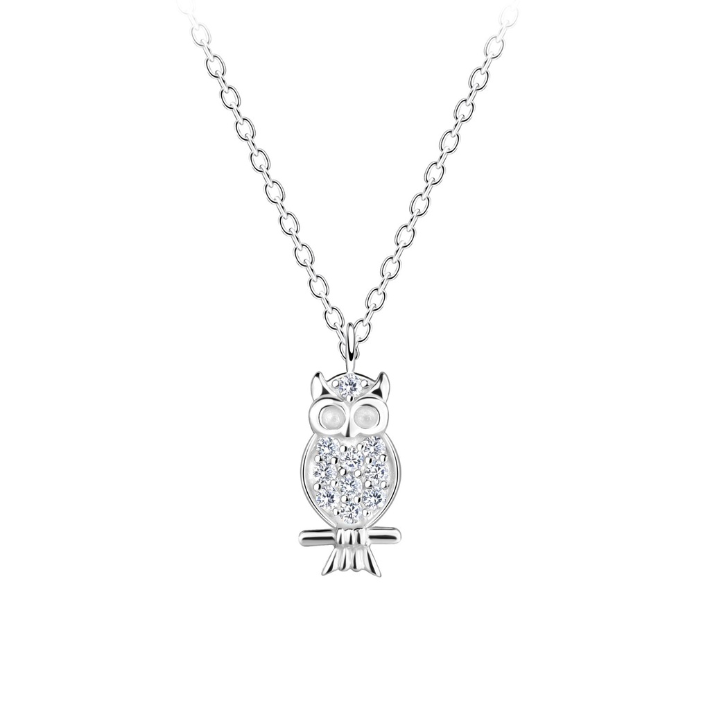 Silver Owl Necklace