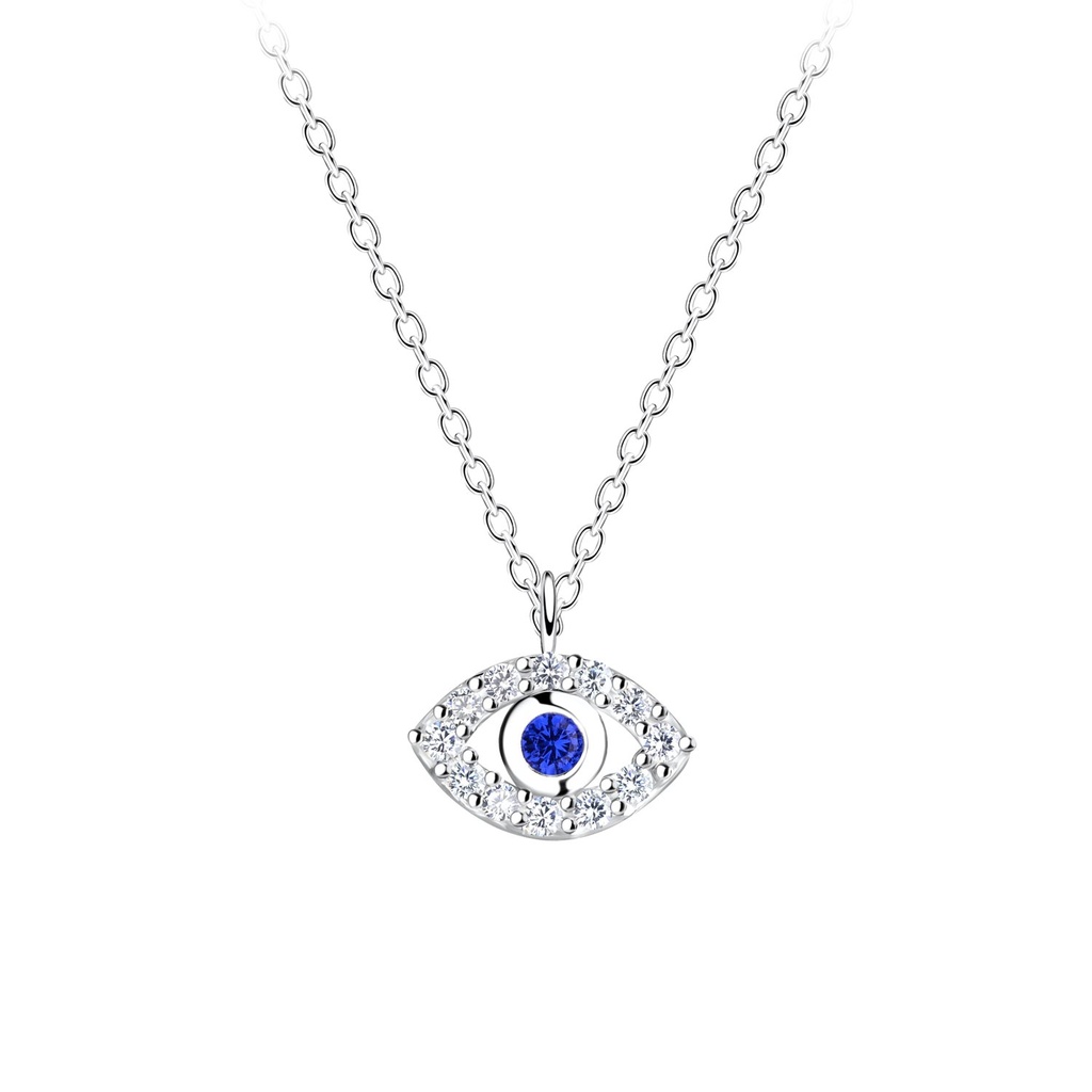 Collier œil protecteur en argent