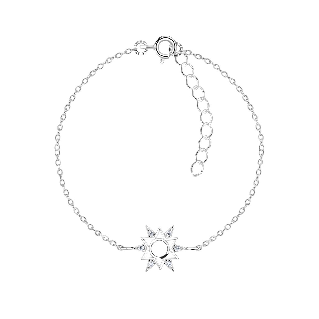 Silver Sun Bracelet