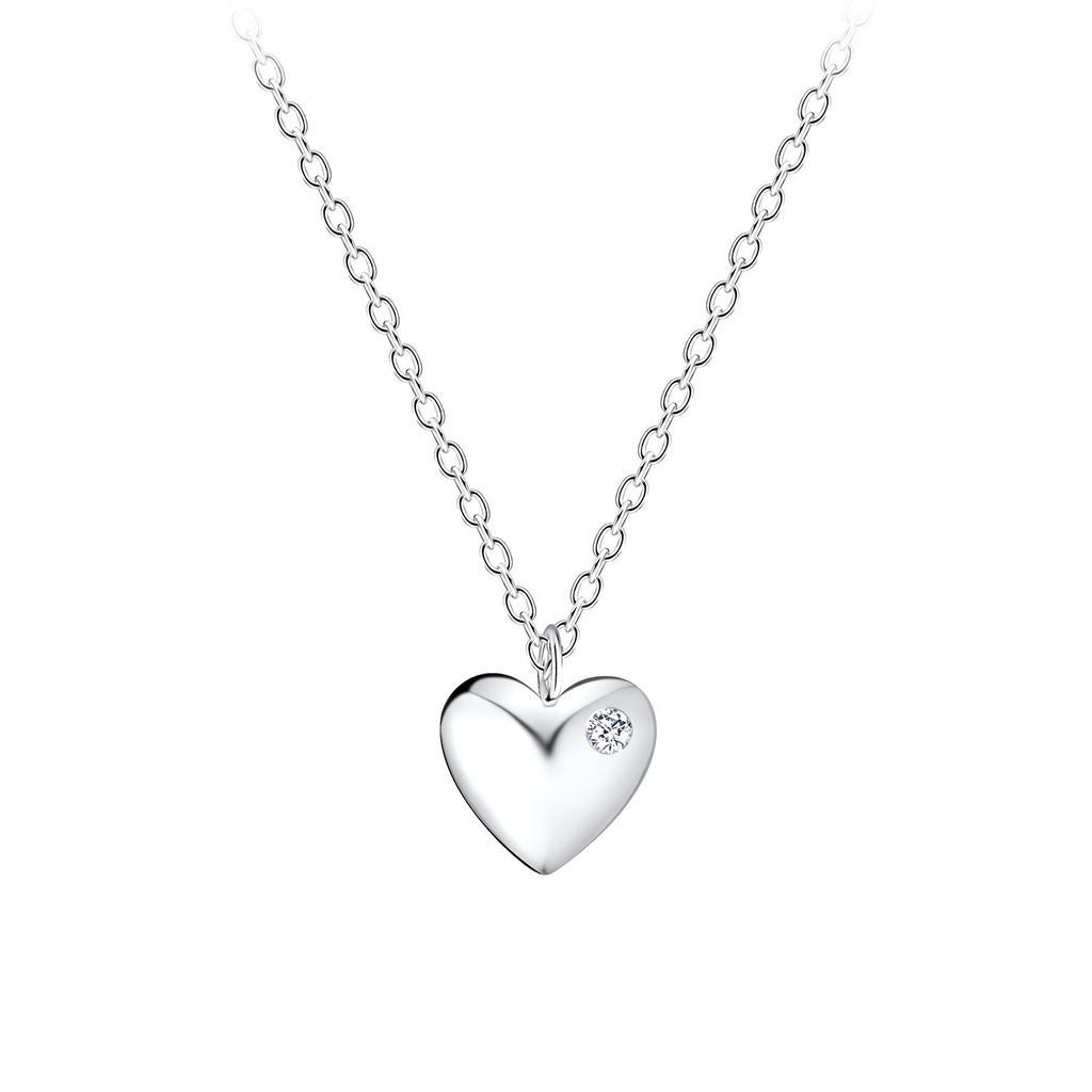 [10014246] Silver Heart Necklace