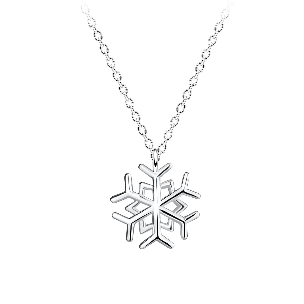 Silver Snowflake Necklace