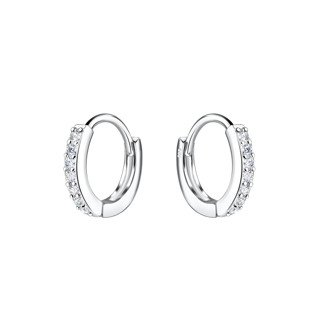 Créoles huggie en argent 11 mm