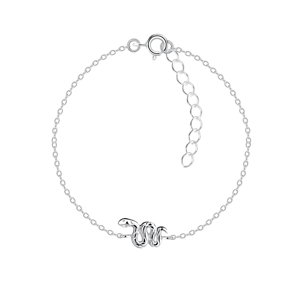 Bracelet serpent en argent