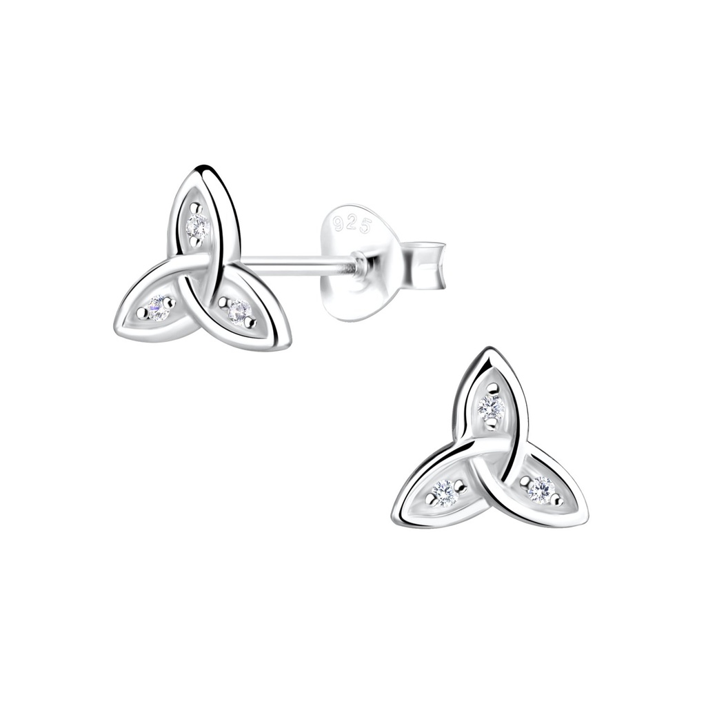 [10021742] Puces d'oreilles celtique en argent