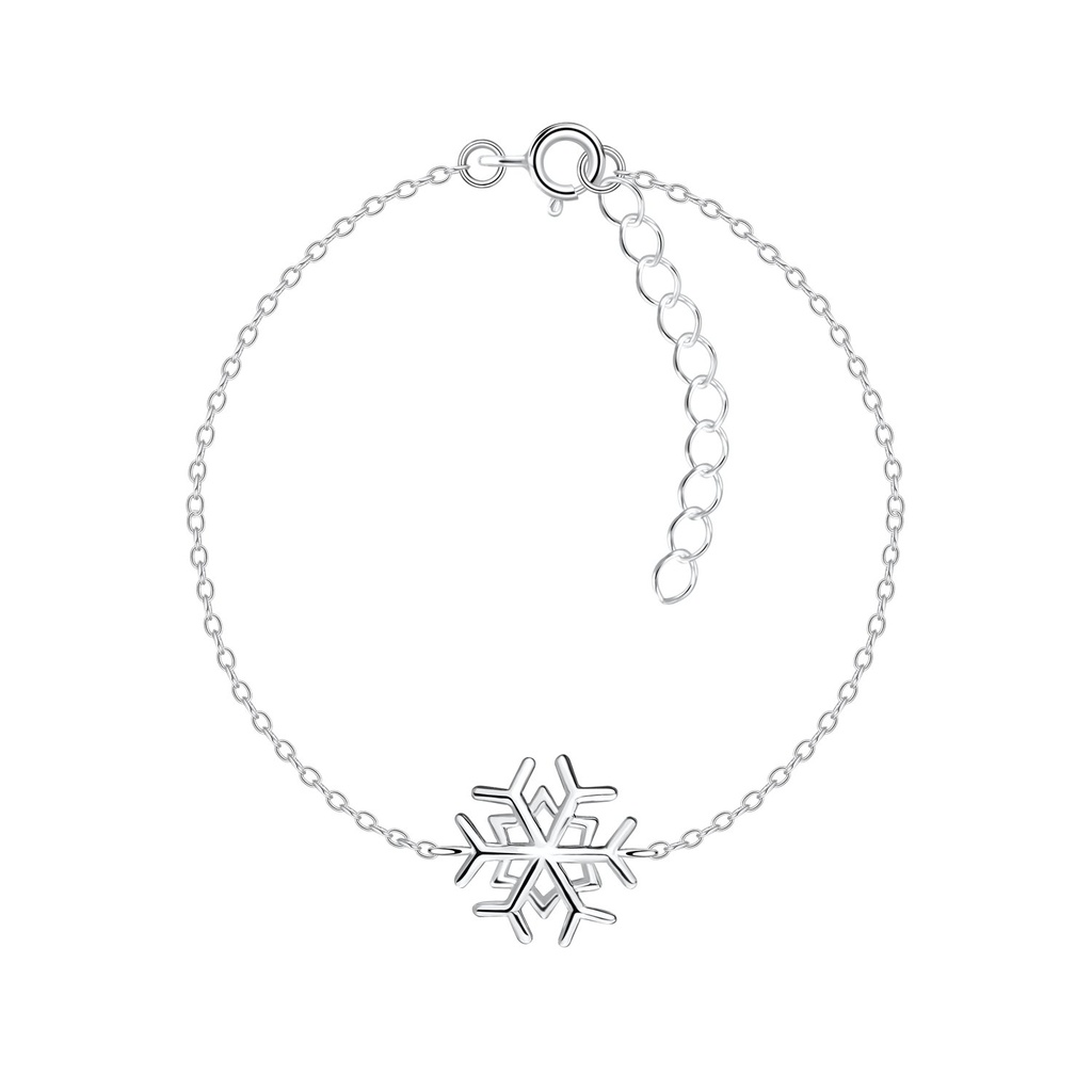 Silver Snowflake Bracelet