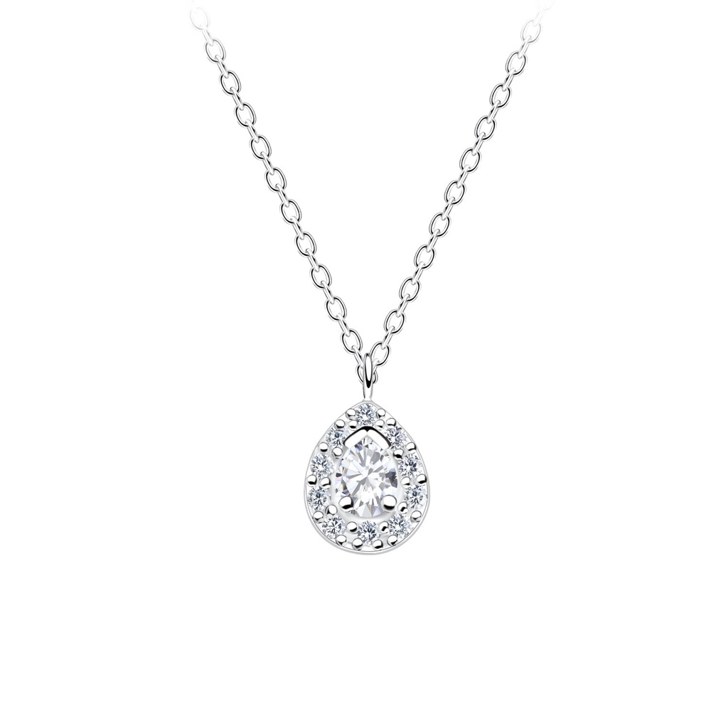 Collier goutte en argent