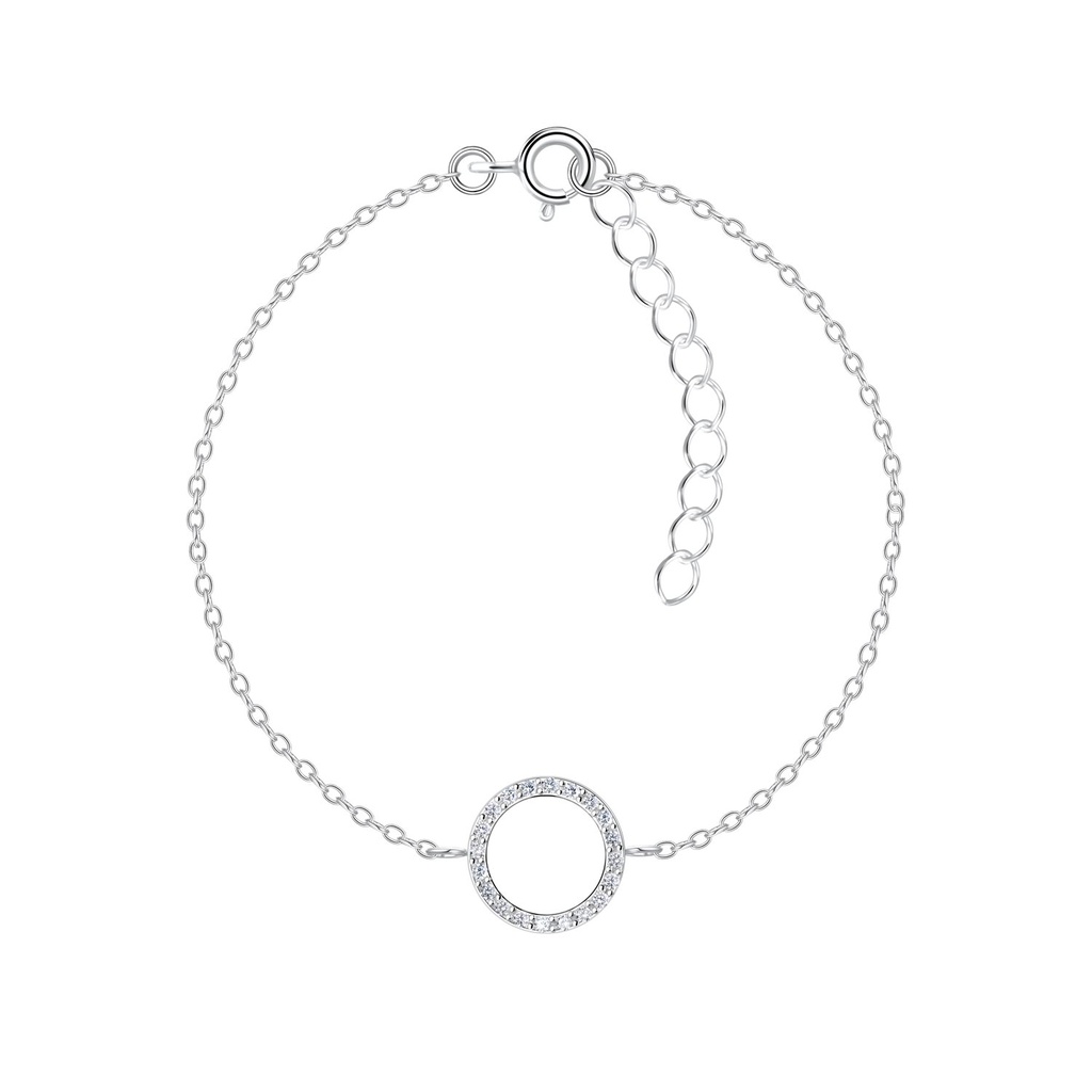 Silver Circle Bracelet