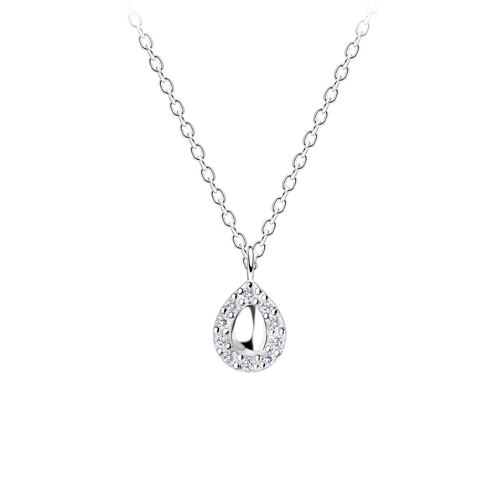 Collier goutte en argent