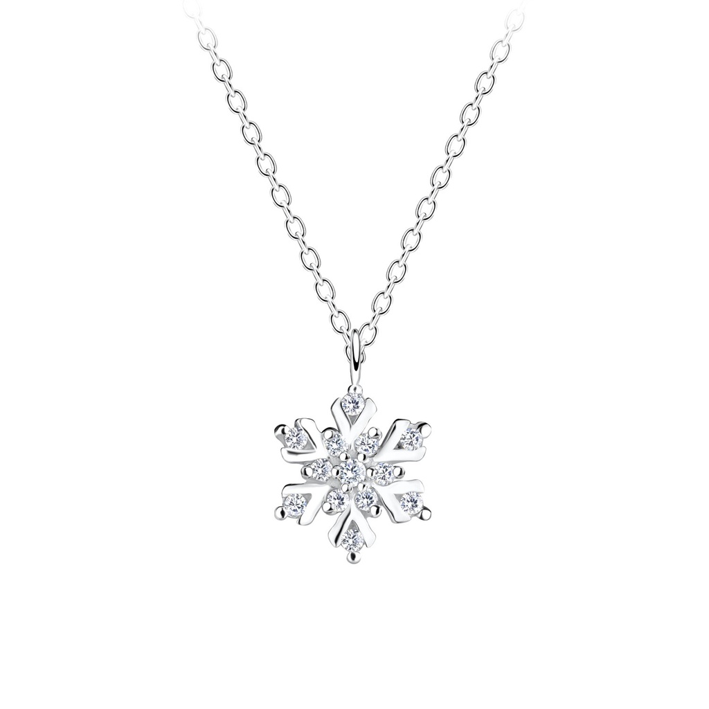 Silver Snowflake Necklace
