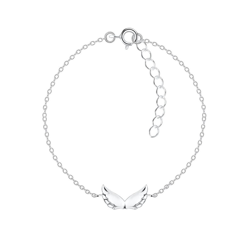 [10021696] Silver Wing Bracelet