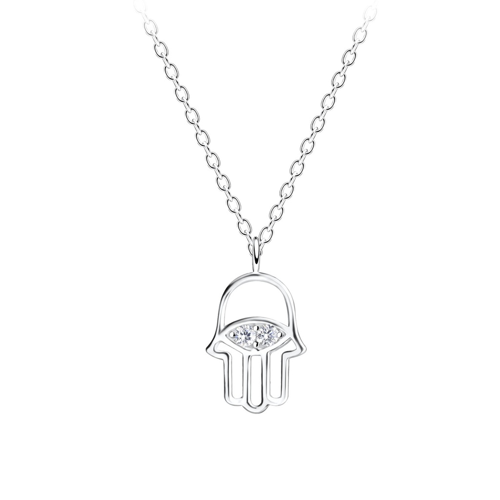 Collier main de Fatma en argent
