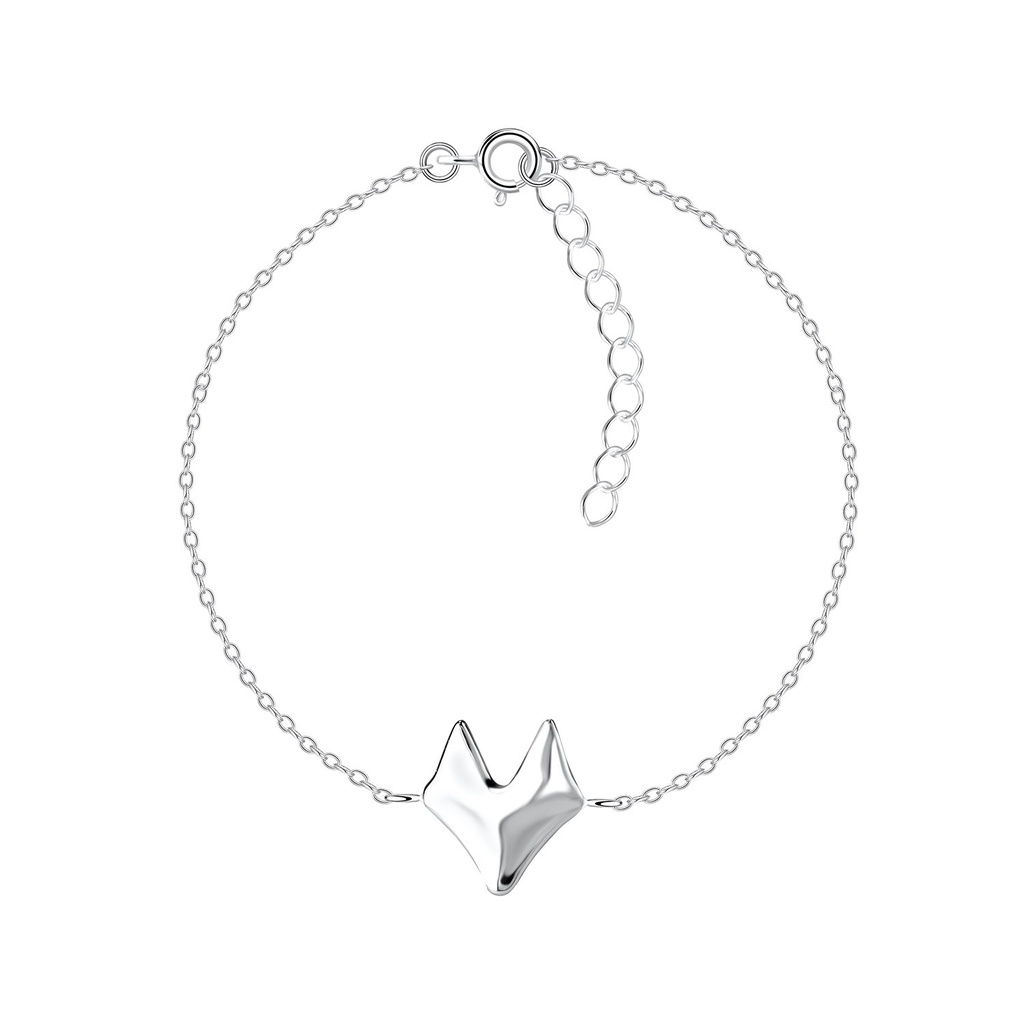 Bracelet renard en argent