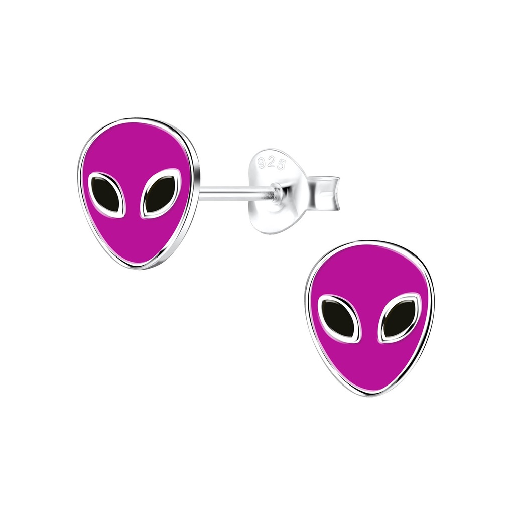 Puces d'oreilles extraterrestre en argent