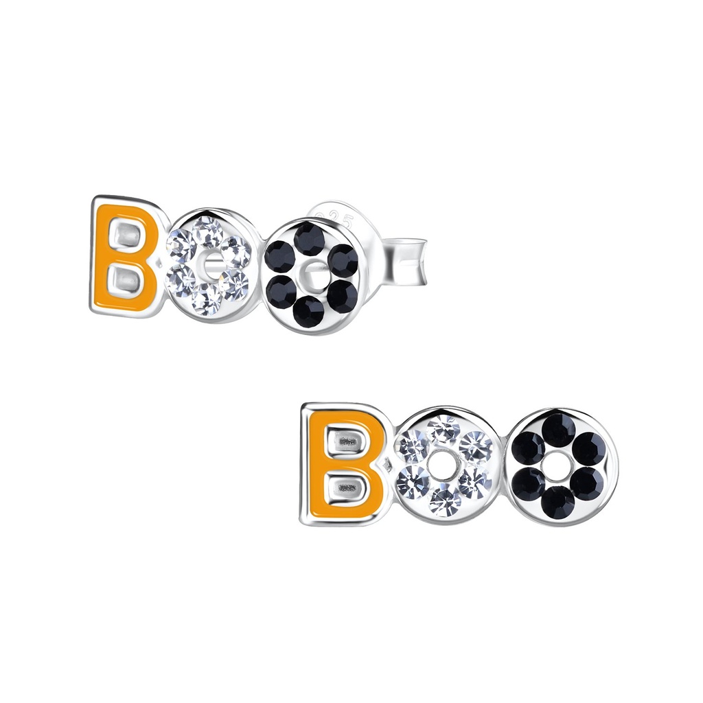 Puces d'oreilles BOO en argent