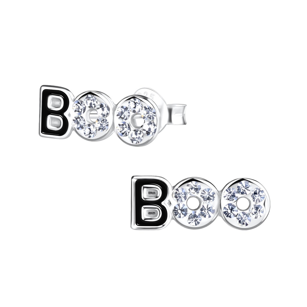 Puces d'oreilles BOO en argent