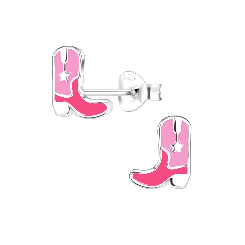[10016955] Puces d'oreilles bottes en argent