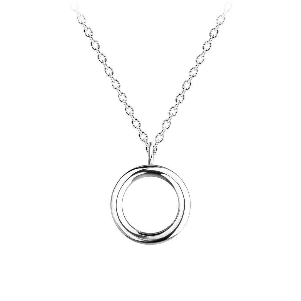 Silver Circle Necklace