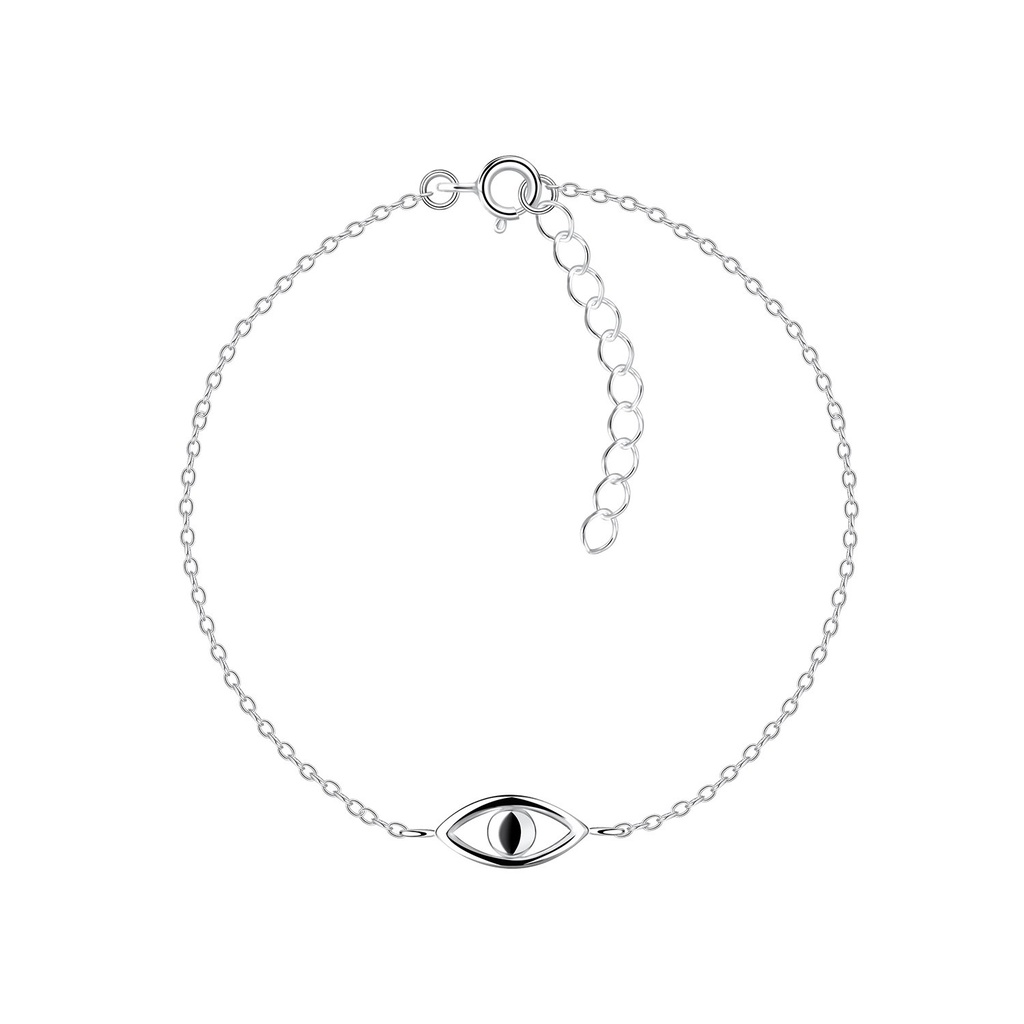 Silver Evil Eye Bracelet