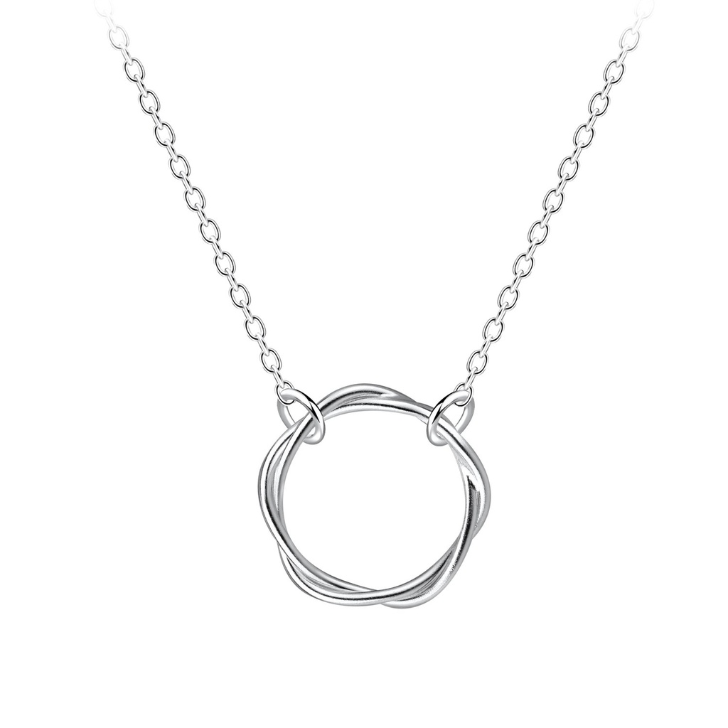 Collier torsadé en argent