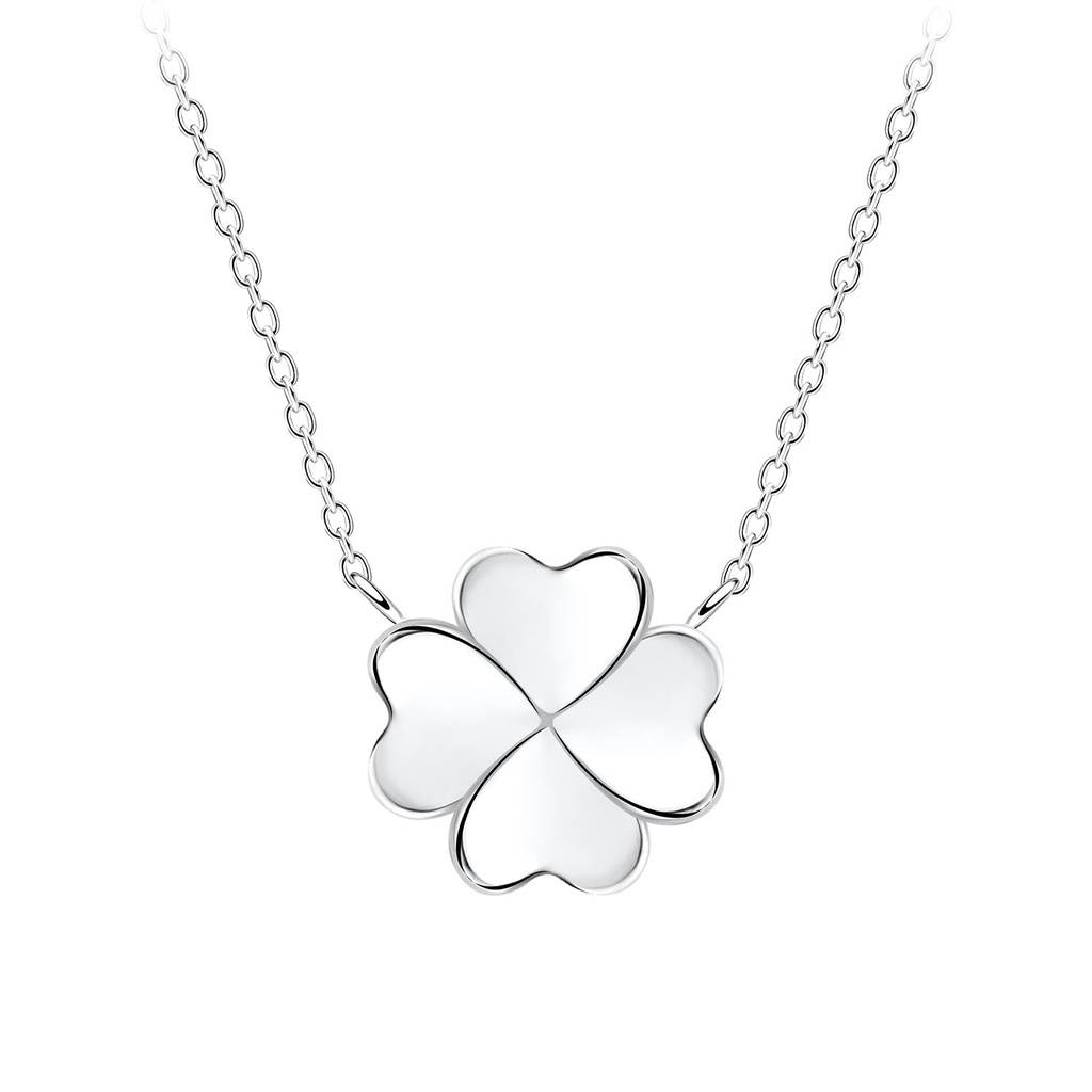 Collier trèfle en argent