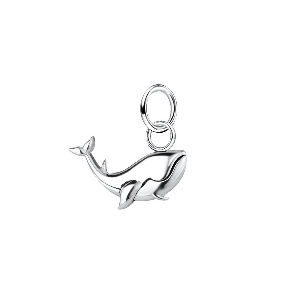 [10017584] Silver Whale Pendant