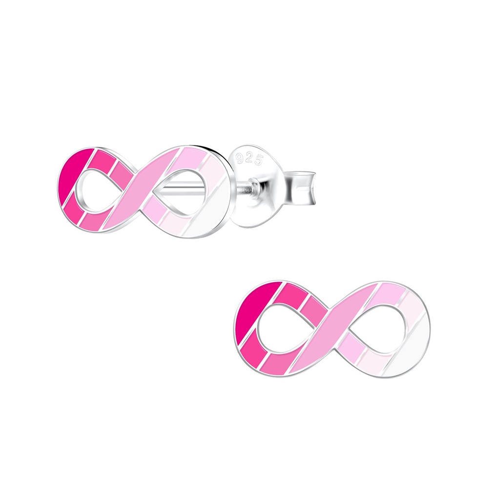 Puces d'oreilles infini en argent