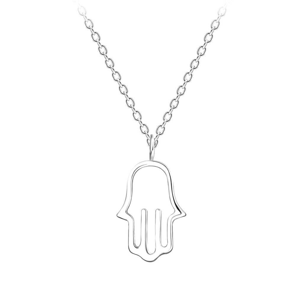 Collier main de Fatma en argent