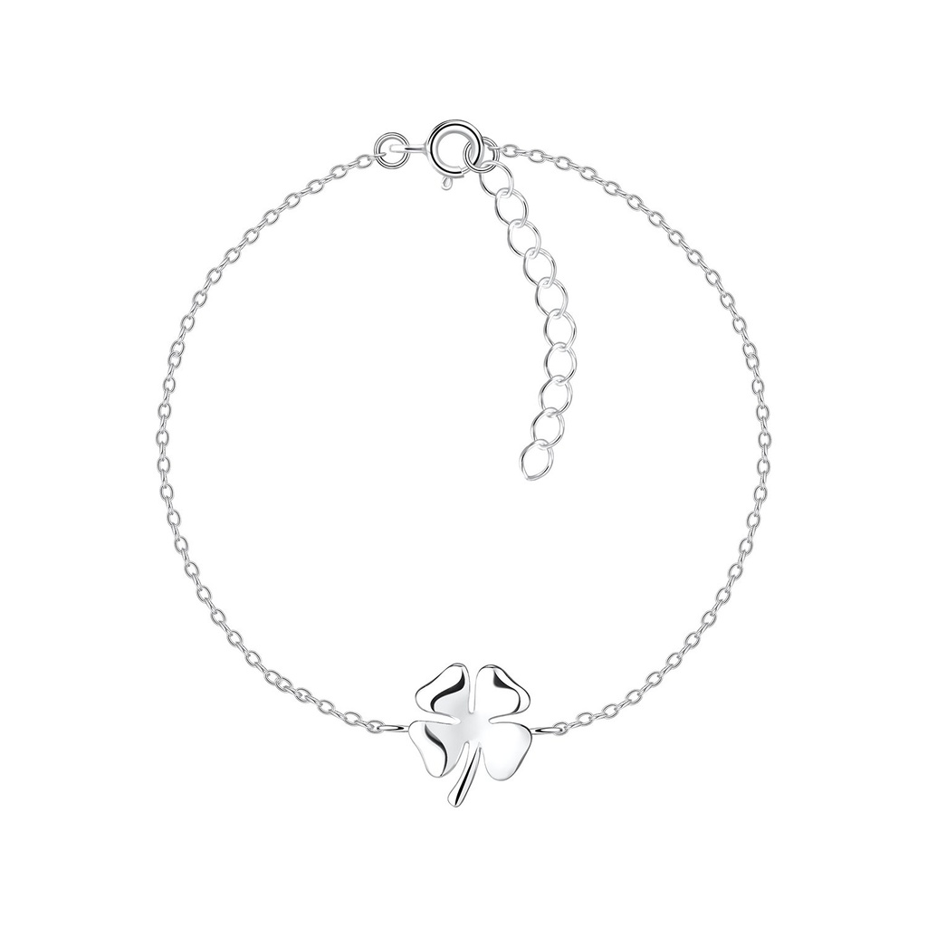 Silver Clover Bracelet