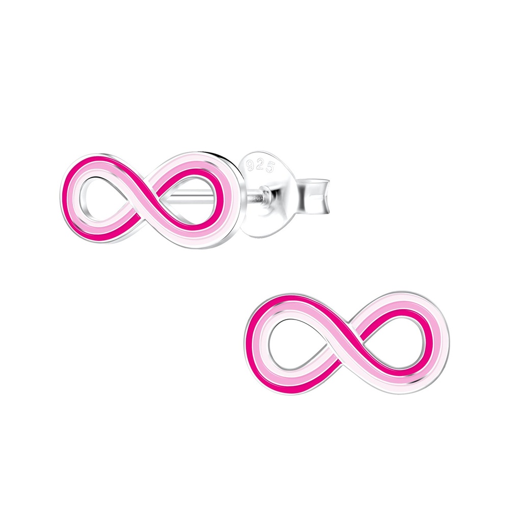 Puces d'oreilles infini en argent