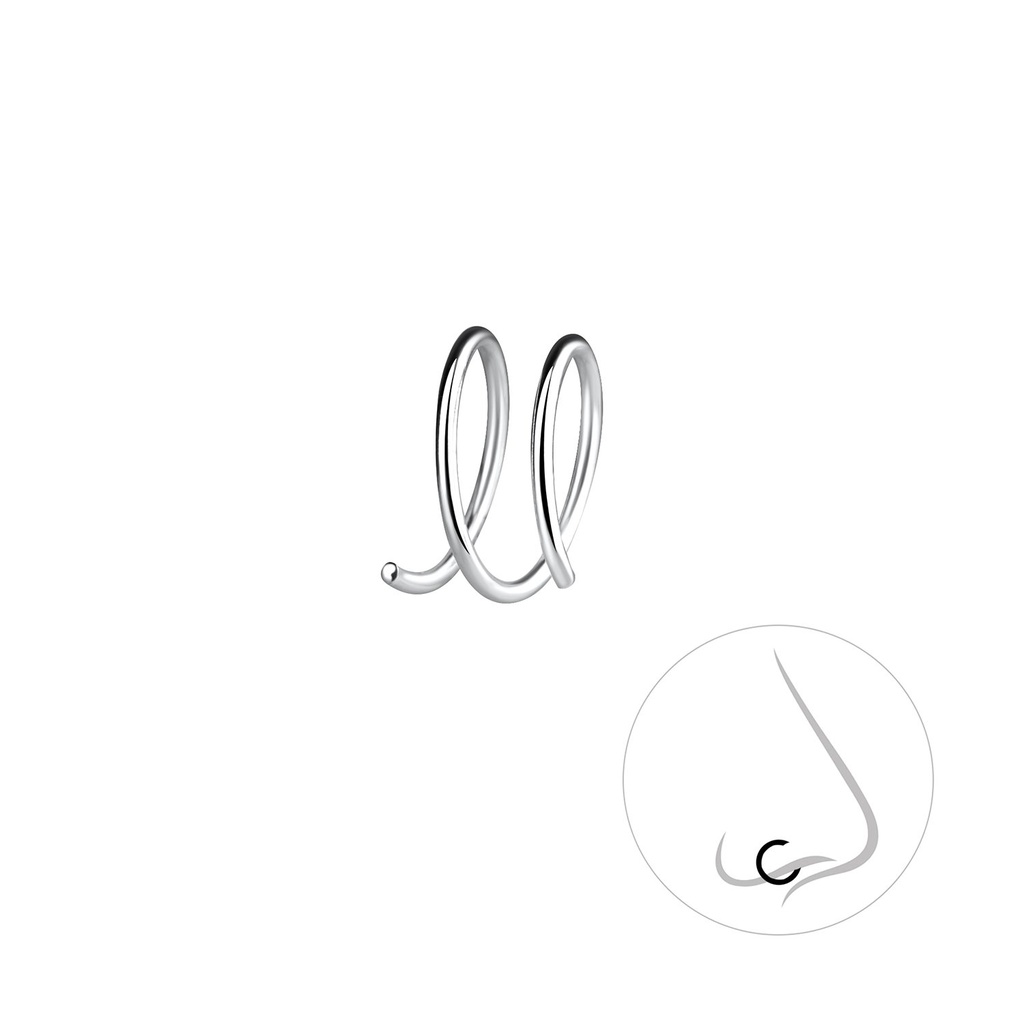 Anneau de nez en argent