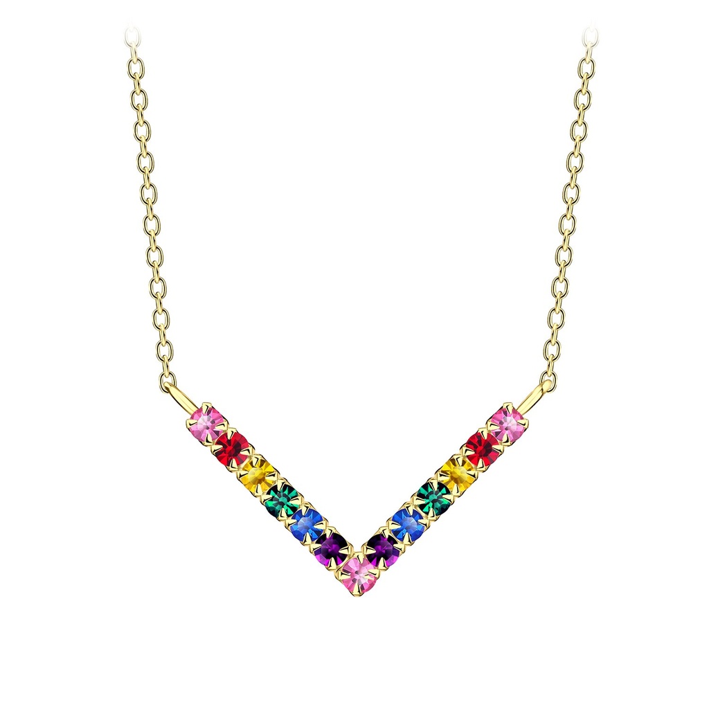 Collier chevron en argent