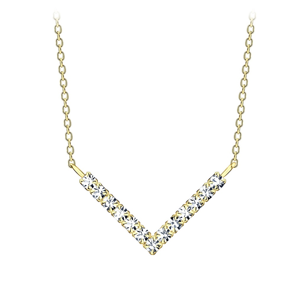 Collier chevron en argent