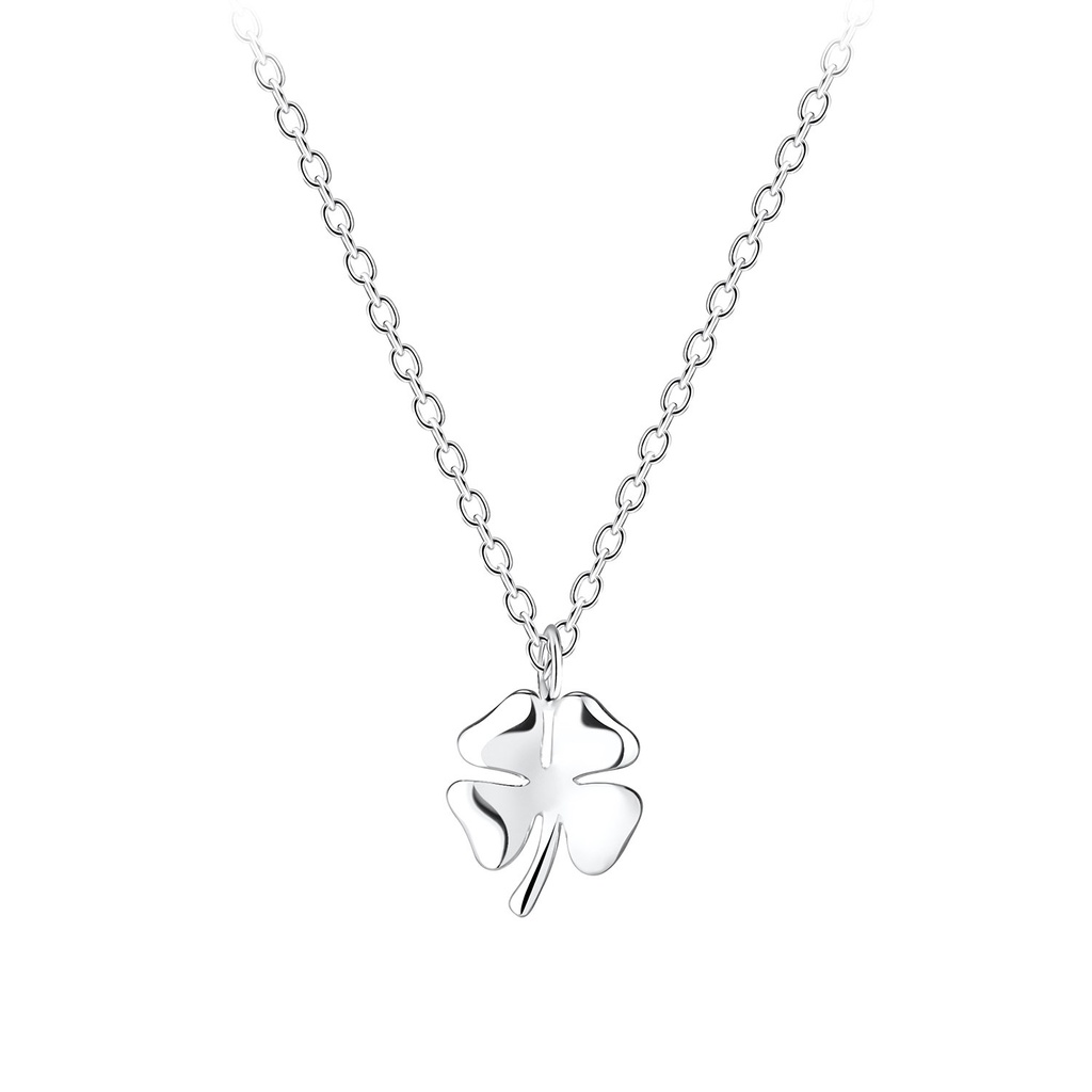 Collier trèfle en argent