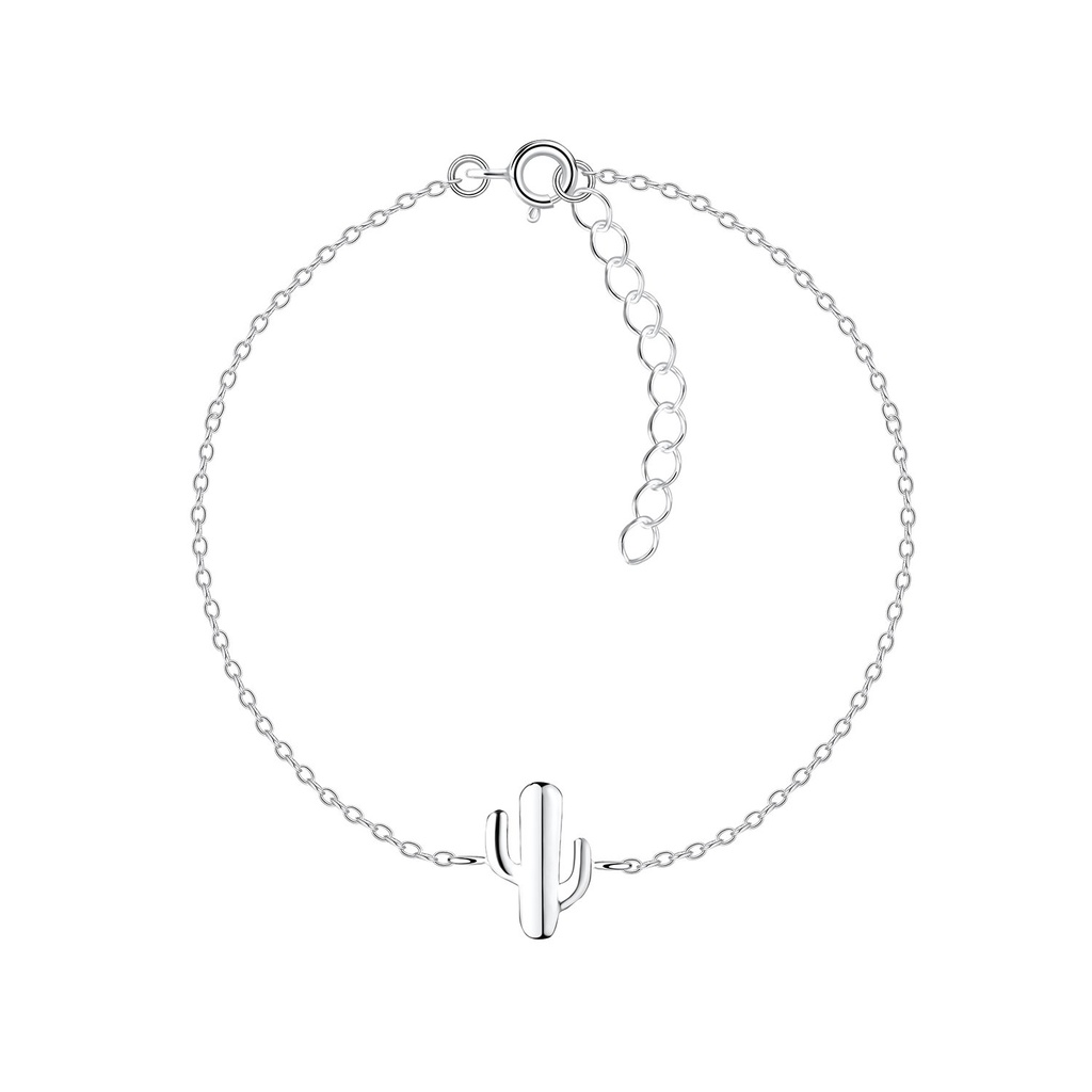 Silver Cactus Bracelet