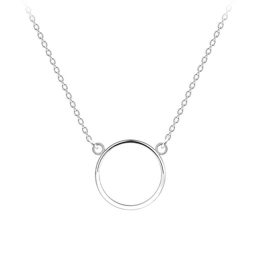 Silver Circle Necklace