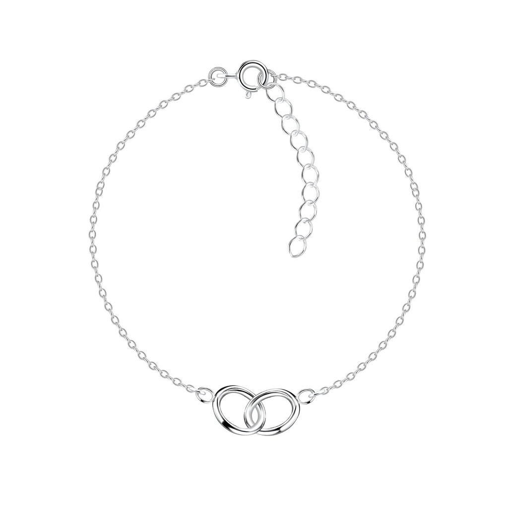 [10012872] Bracelet cercle double en argent