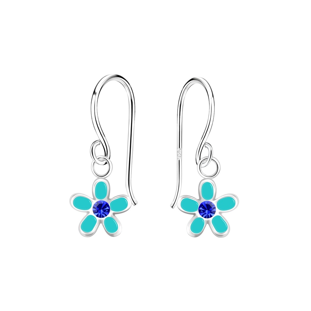 Silver Flower Earrings