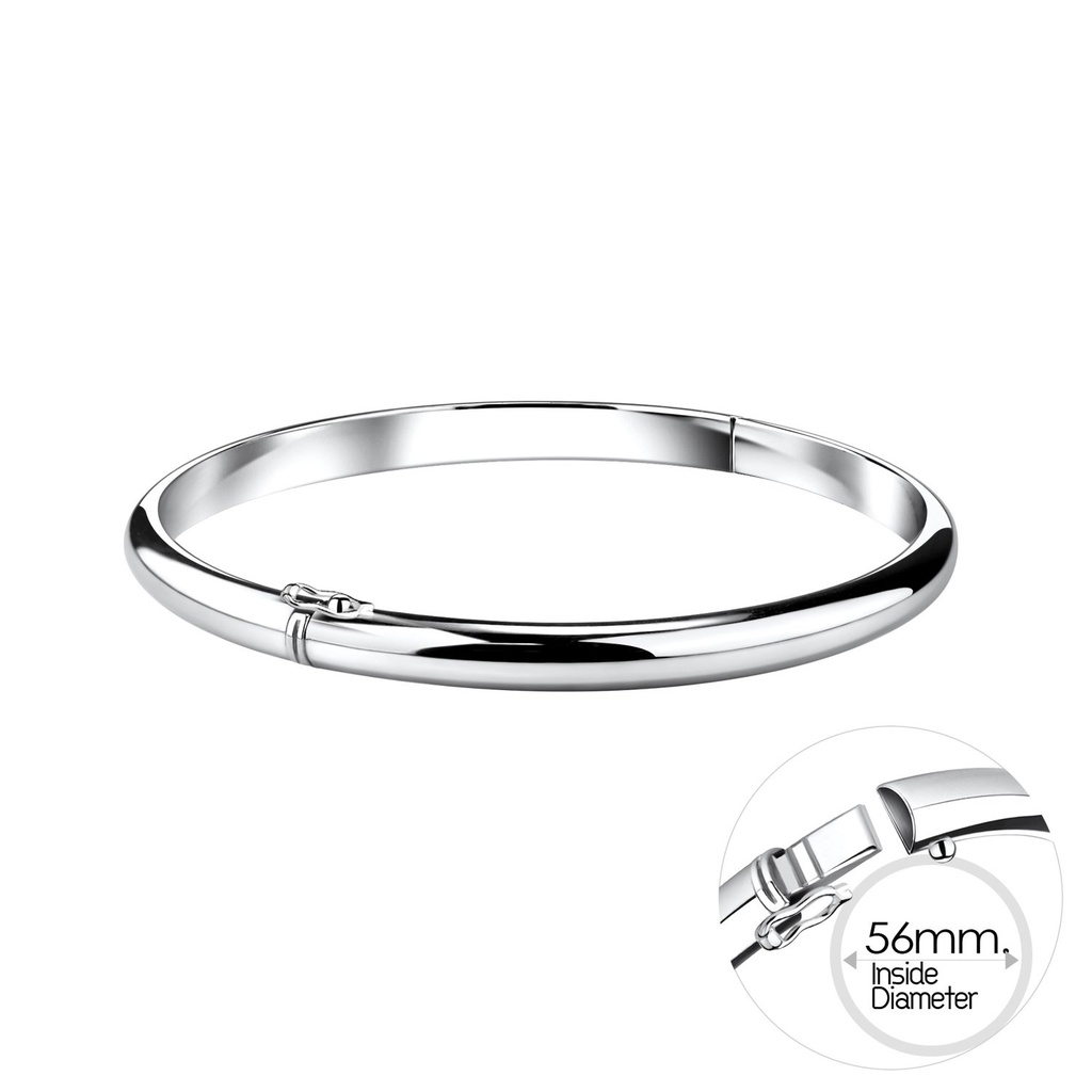[10014346] 5mm Silver Bangle