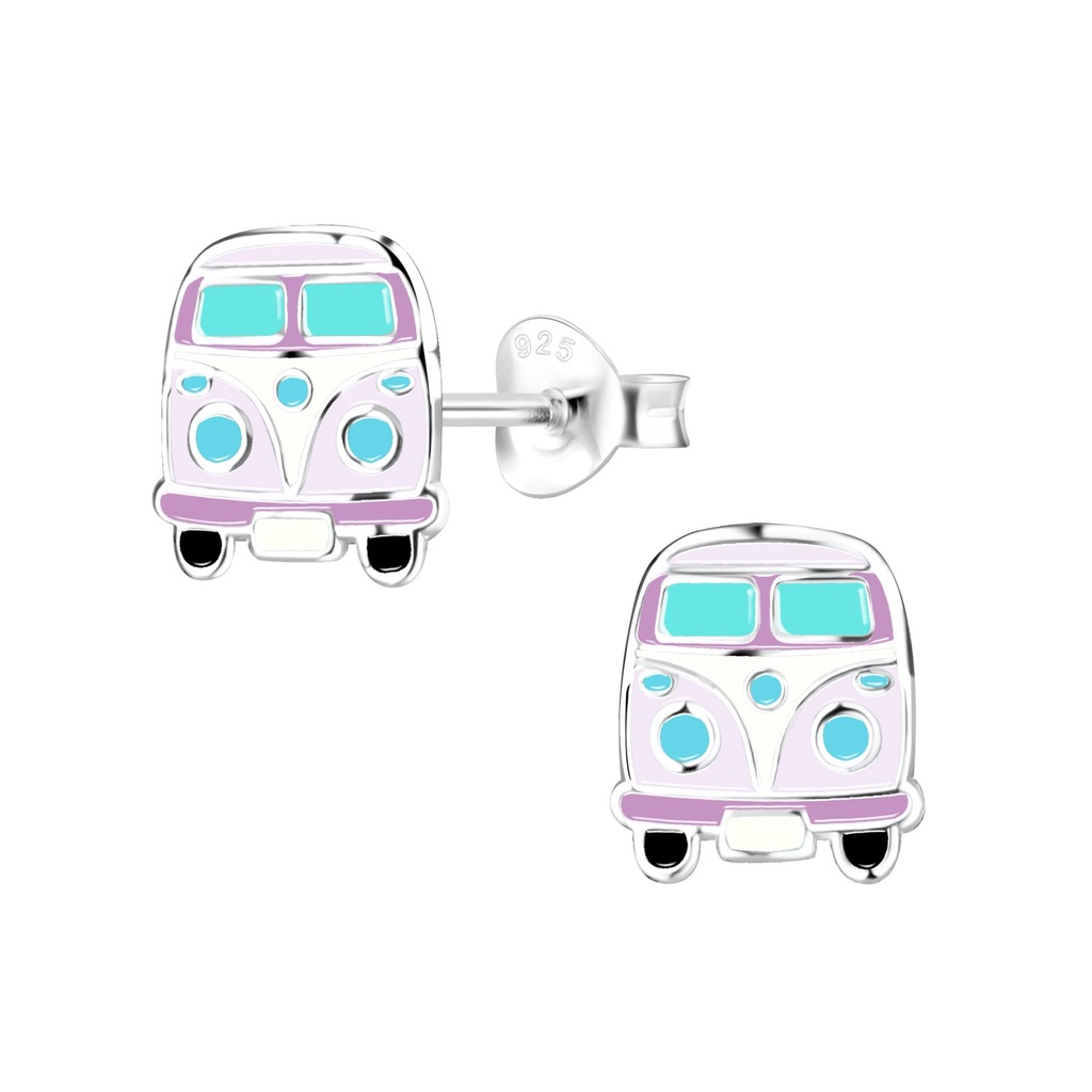 Puces d'oreilles van en argent