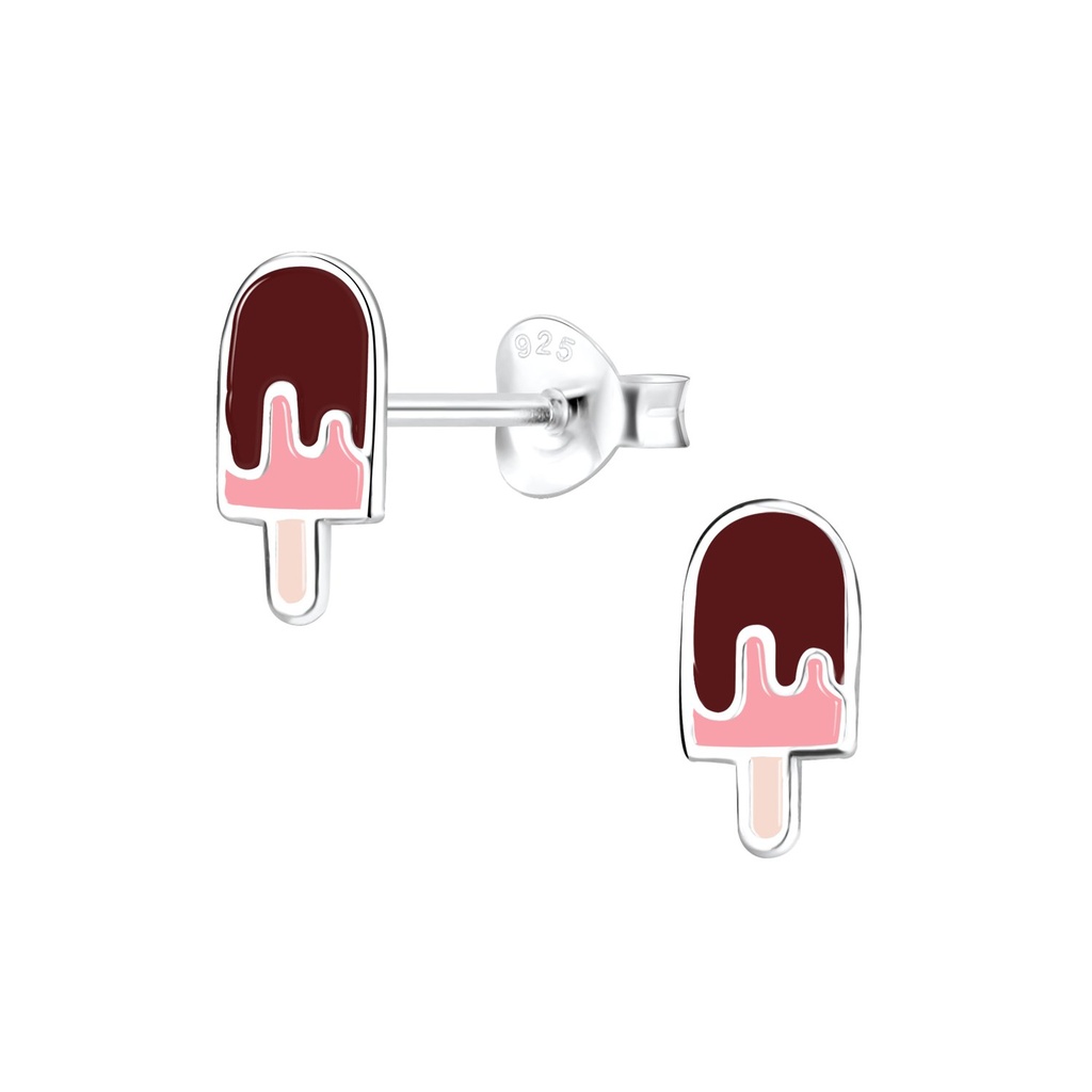 [10014017] Puces d'oreilles glace en argent