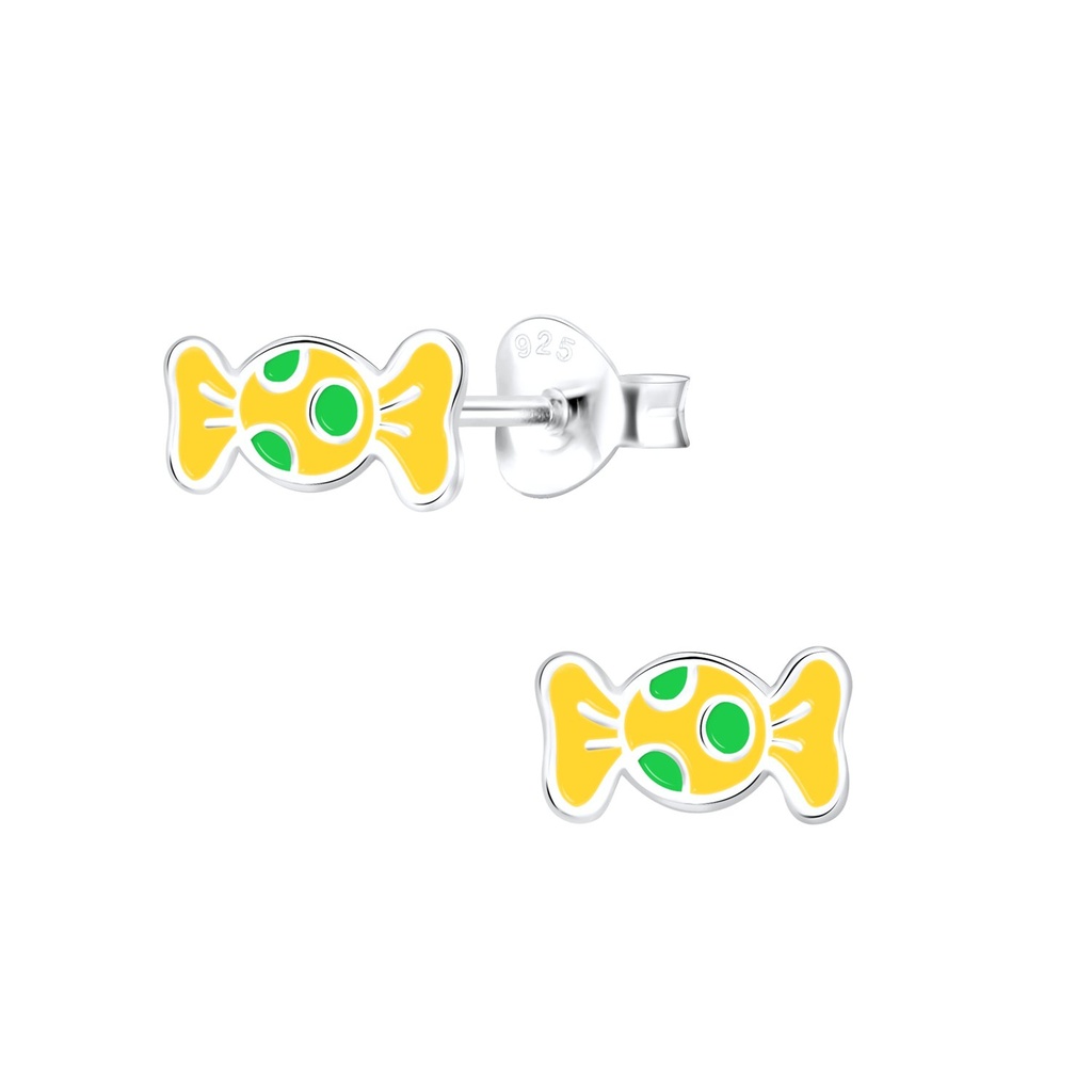 Silver Candy Stud Earrings