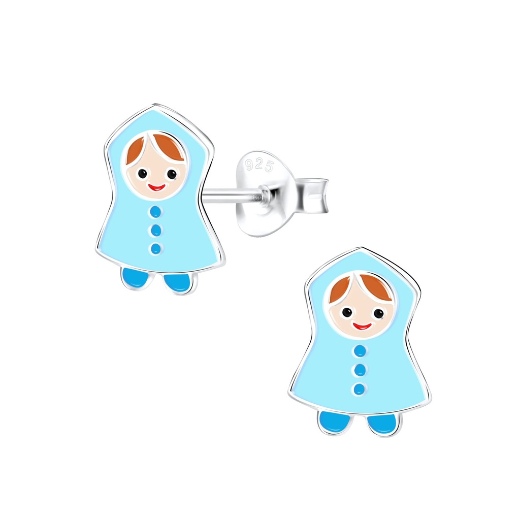 Puces d'oreilles imperméable en argent