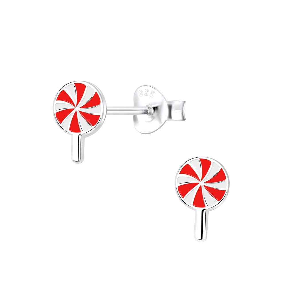 Puces d'oreilles sucette en argent
