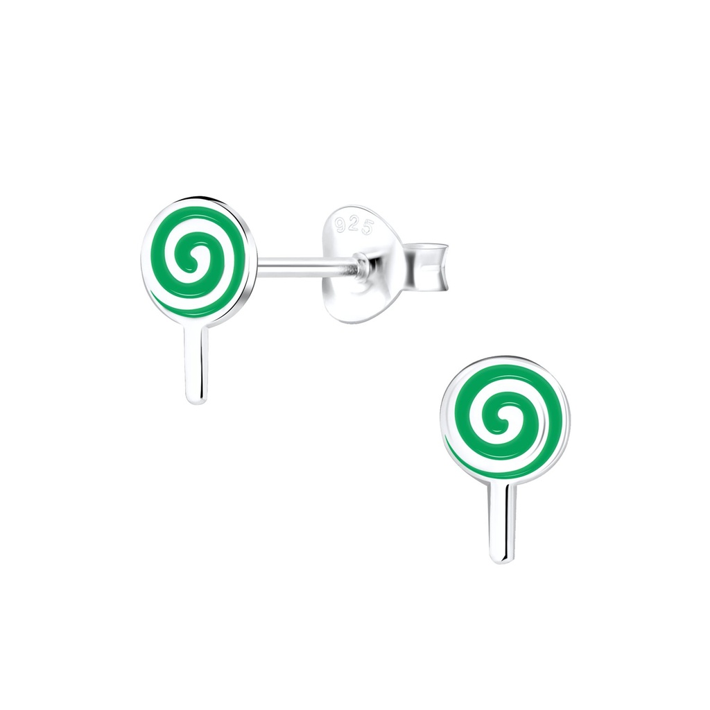 Puces d'oreilles sucette en argent