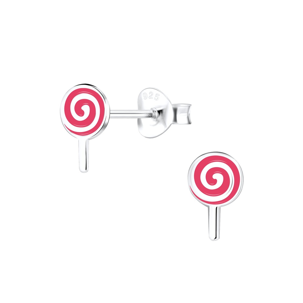 Puces d'oreilles sucette en argent