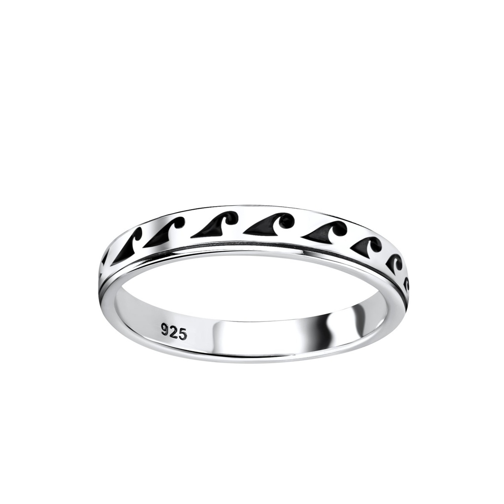 Silver Wave Ring