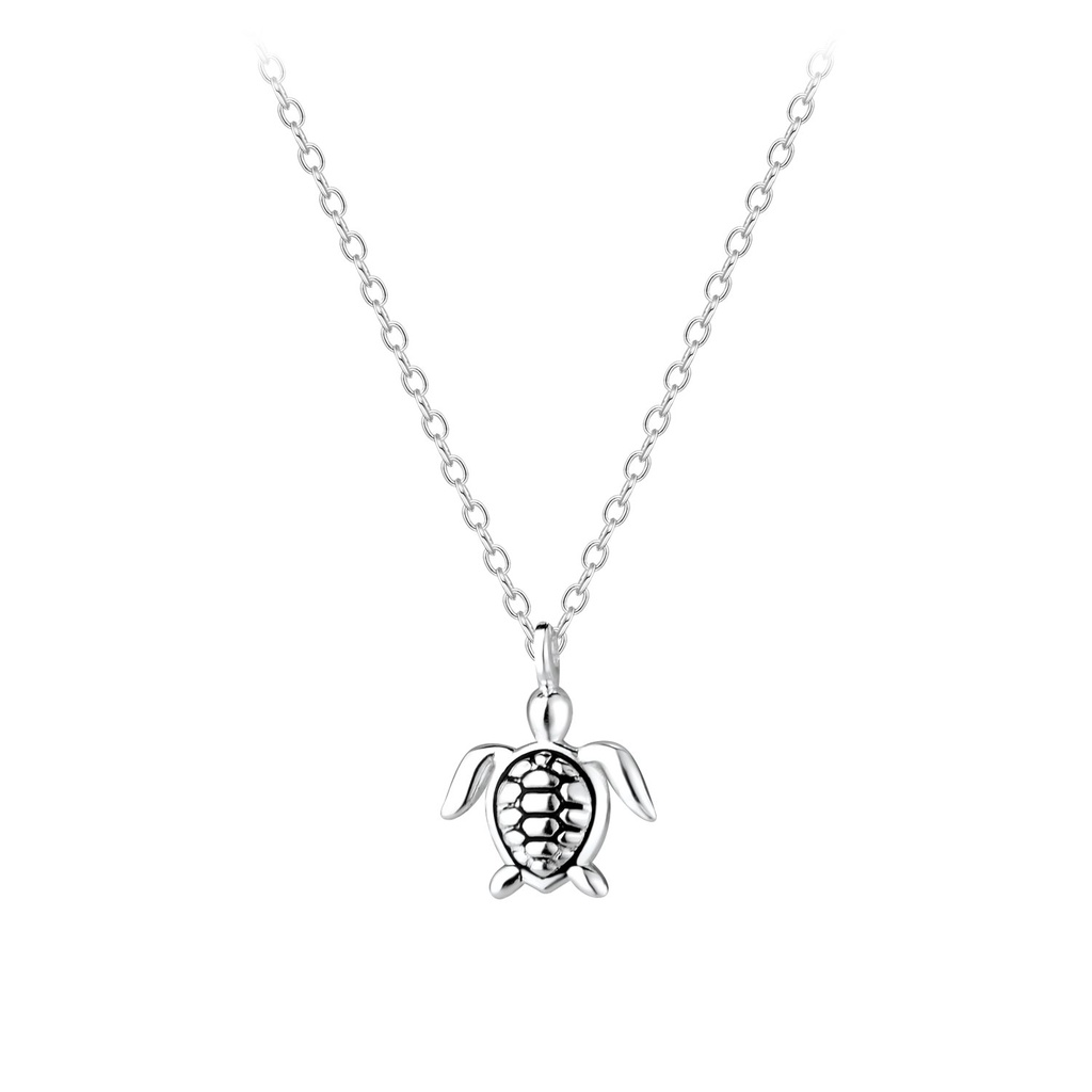 Collier tortue en argent
