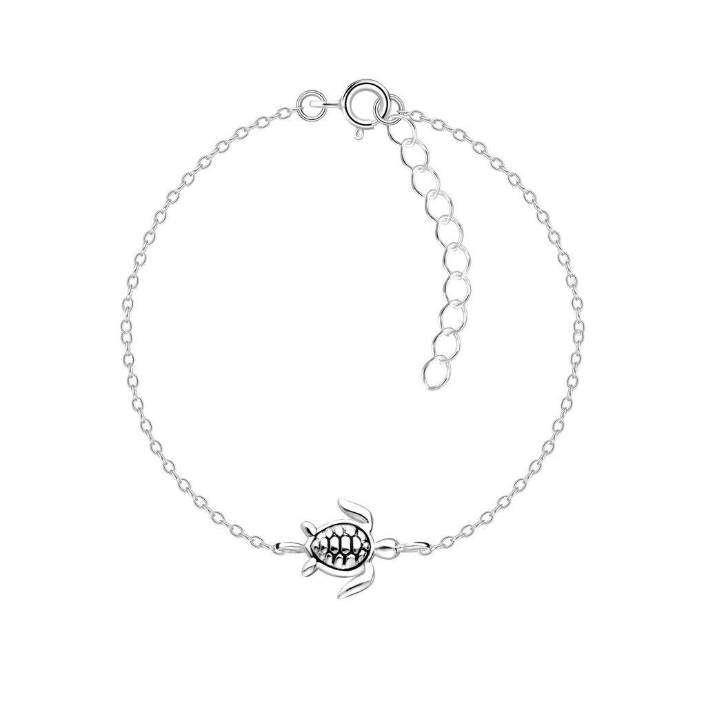 Silver Turtle Bracelet